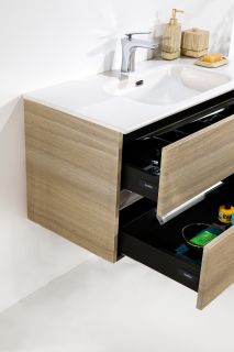 Тумба под раковину Armadi Art Vallessi 100см дуб светлый 837-100-L